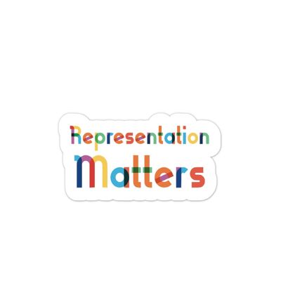 Representation Matters LGBTQ+ Vinyl-Aufkleber
