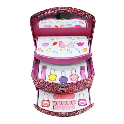 Set infantil de maquillaje y manicura - Estuche joyero