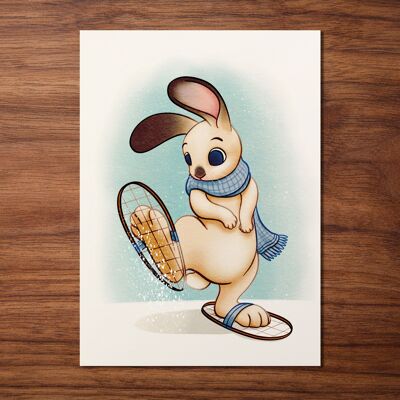 Postcard "Snowshoe Rabbit"