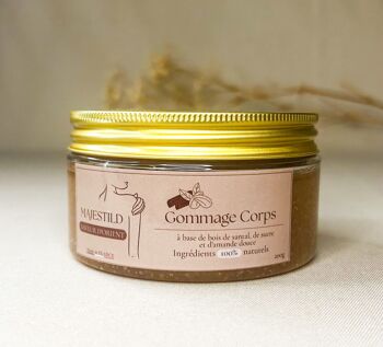 Gommage corps Bois de santal & huile d'amandes douces 3