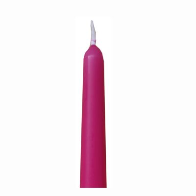 Candele coniche rosa shocking