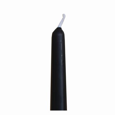 Candele coniche Jet Black