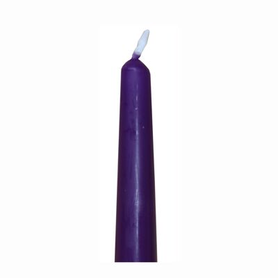 Candele coniche viola reale