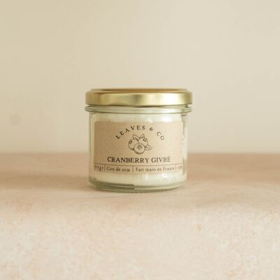 Seasonal Jar Scented Candle - Frosted Cranberry