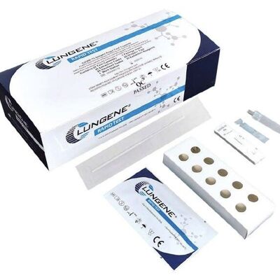 Rapid antigen test, brand: Clungene, 2019-nCoV.