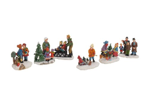 Miniatur-Weihnachtsfiguren aus Poly