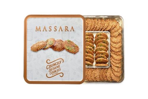 MASSARA Sesame, Honey & Pistache Cookies 400GR