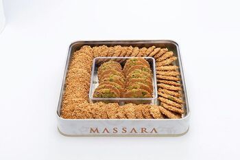 MASSARA Sesame, Honey & Pistache Cookies 400GR 4