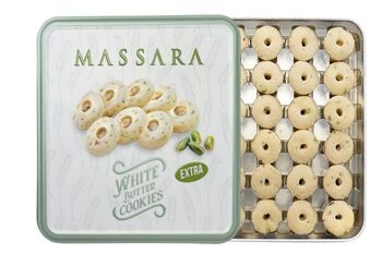 MASSARA White Butter Cookies 400GR 1