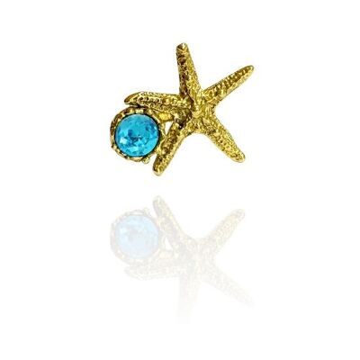Ring DUBROVNIK GLOW Estrella de Mar mit Kristall - verstellbar