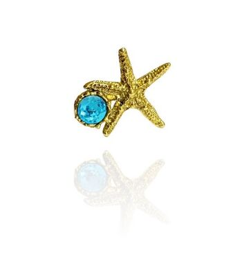 Bague DUBROVNIK GLOW Estrella de Mar avec cristal - ajustable 6