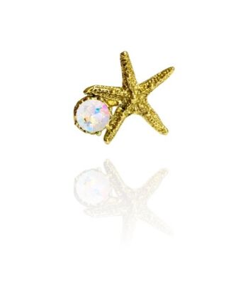 Bague DUBROVNIK GLOW Estrella de Mar avec cristal - ajustable 7