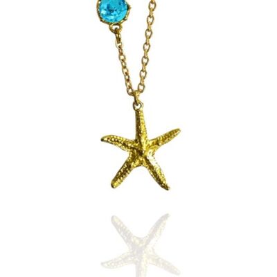 Colgante DUBROVNIK GLOW Estrella de Mar con cristallo
