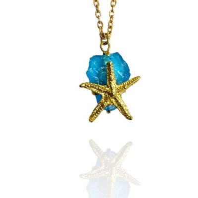 Colgante ADRIA Estrella de Mar avec résine
