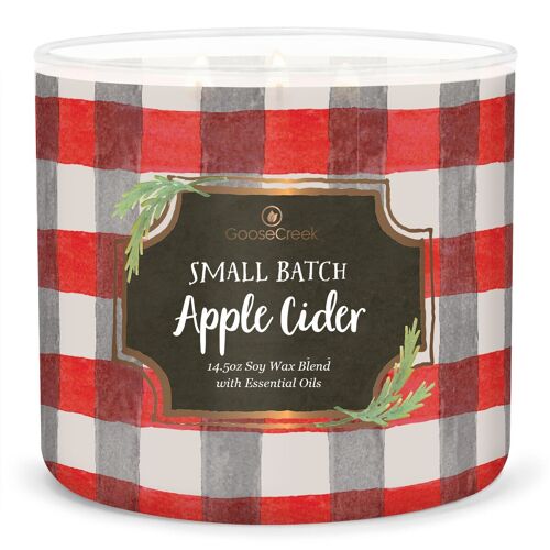 Small Batch Apple Cider Goose Creek Candle® Large 3-Wick Candle