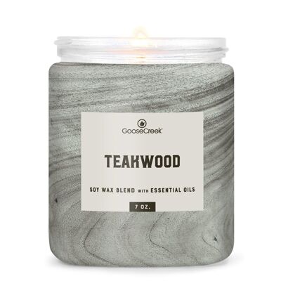 Teakwood Goose Creek Candle® 45 ore di combustione 198 grammi