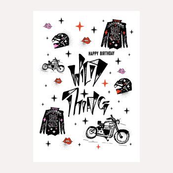 Happy Birthday, Wild Thing. A6 Birthday Card 5