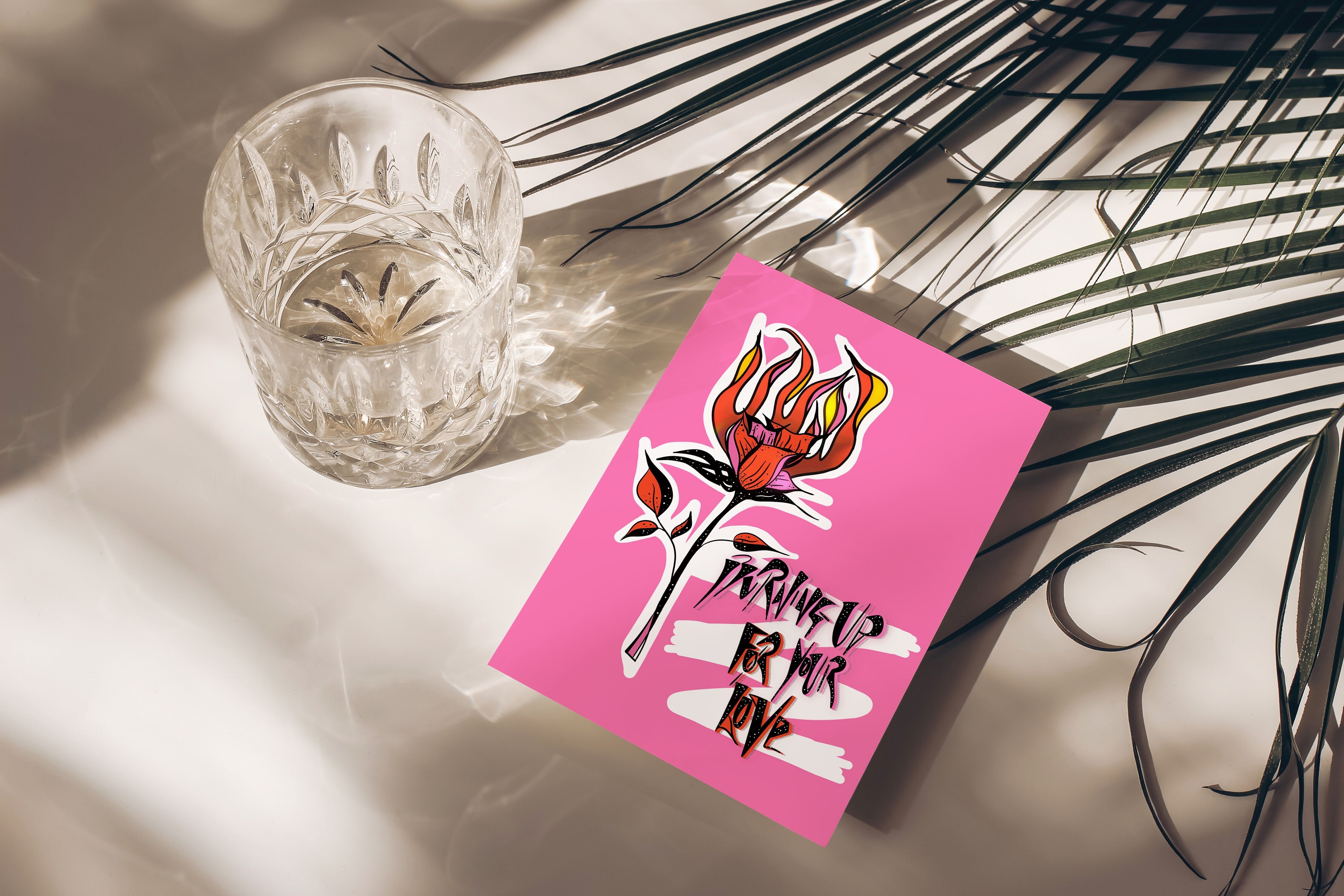 Burning Up - Liebeskarte - A6