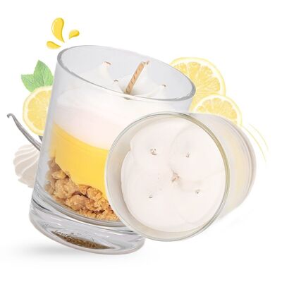 Candela gourmet al limone e meringa per la festa della mamma