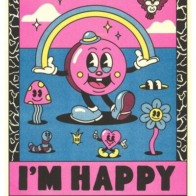 Affiche Yeye Weller - "Pharrell Williams – Because I’m Happy"