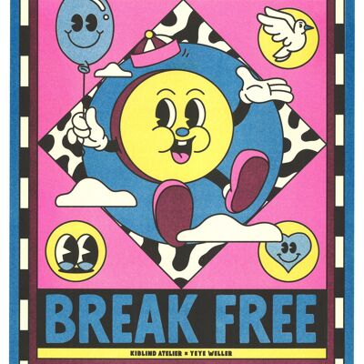 Affiche Yeye Weller - "Queen – I Want to Break Free"