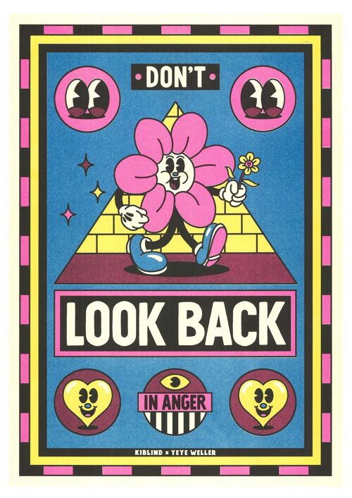 Affiche Yeye Weller - "Oasis – Don’t Look Back in Anger "
