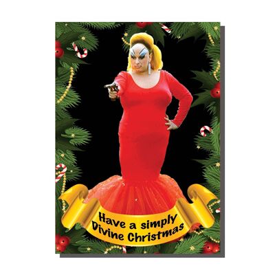 Have A Divine Christmas Drag Queen Christmas Card