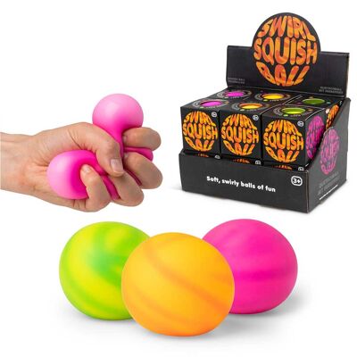 Balle anti-stress Swirl Squish Fidget
