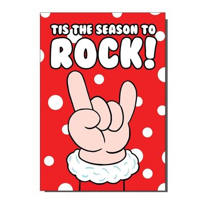Tis The Season To Rock Christmas Card