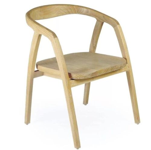 Chaise naturelle en bois - ANTA