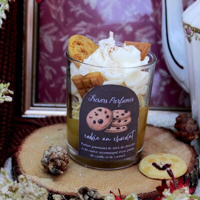 Gourmet candle "chocolate cookie"