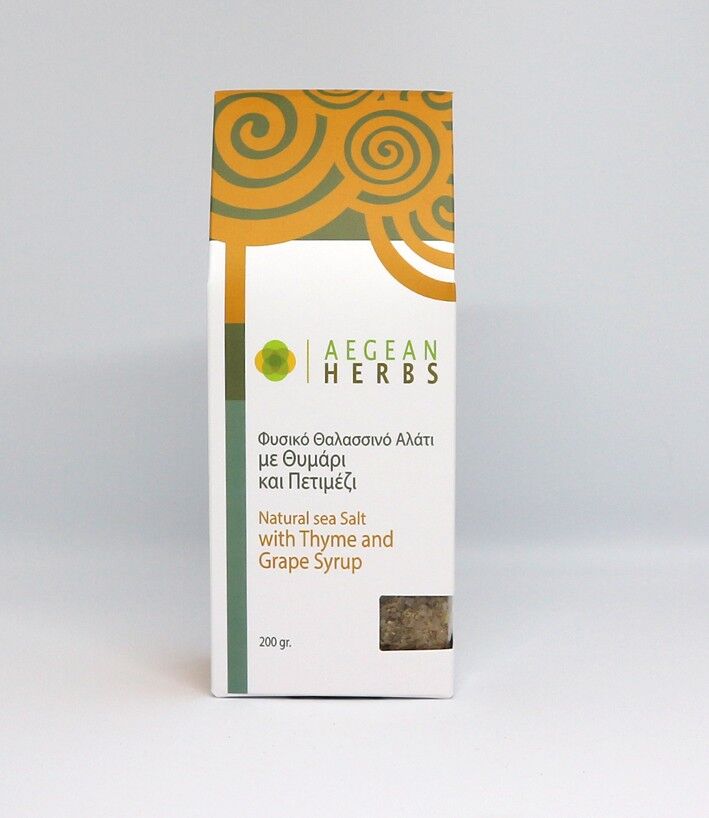 Natural Sea Salt with Thyme and Grape Syrup