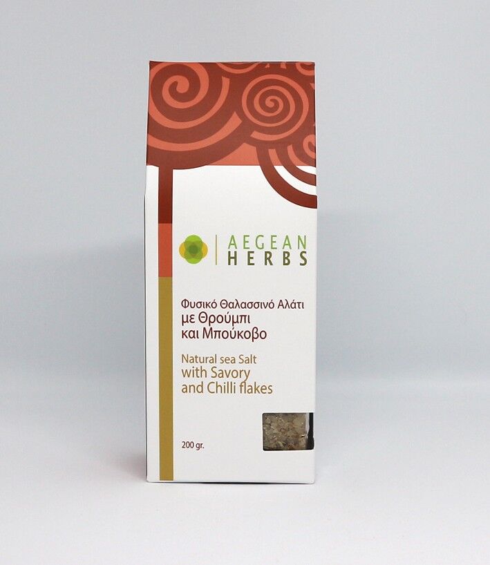 Natural Sea Salt with Savory and Chilli