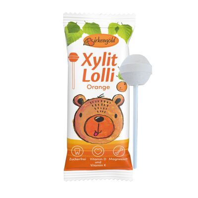 Birkengold Xilitolo Lolli Arancia 6 g