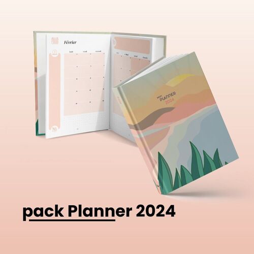 LOT de 30 Planners 2024 - 8% de remise