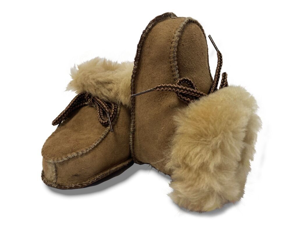Lammy Babystiefel Taupe 2x#18 - 2x#19 - 2x#20