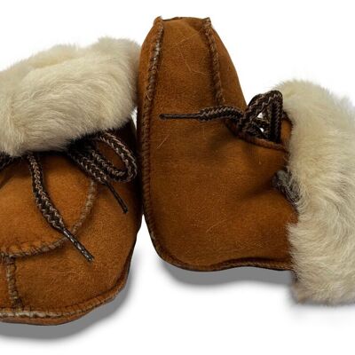 Baby Boots Kiddy brown 2x#15 - 2x#16 - 2x#17