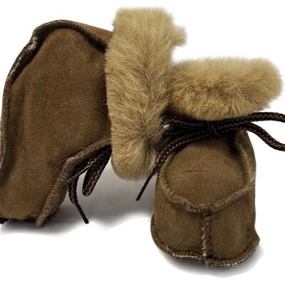 BabyBoots Kiddy taupe 2x#15 - 2x#16 - 2x#17