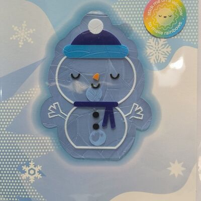 Xmas Suncatcher - Snowman - Christmas