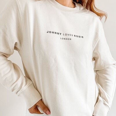 Ecru Crewneck Sweatshirt