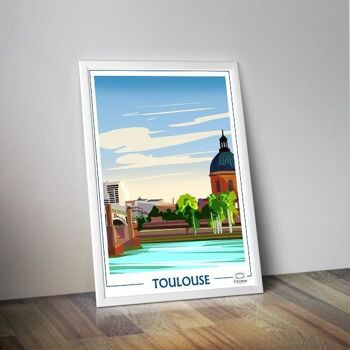 Affiche ville TOULOUSE