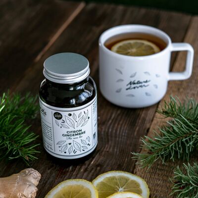 Organic black tea - LEMON GINGER