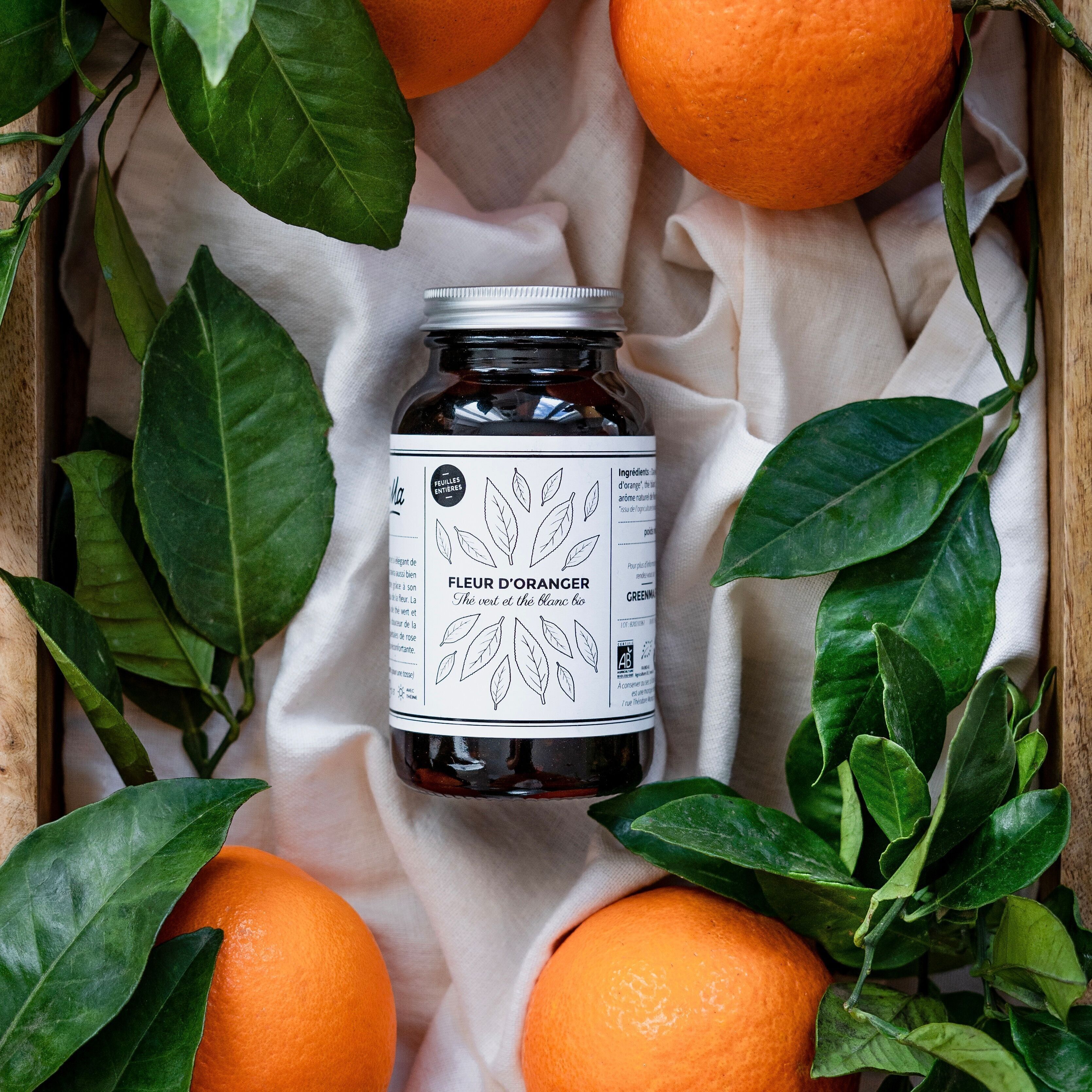TÈ VERDE BIOLOGICO E TÈ BIANCO BIOLOGICO - FIORI D'ARANCIO