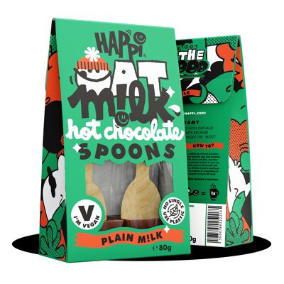 Happi Vegane Löffel für heiße Schokolade (2er-Pack)