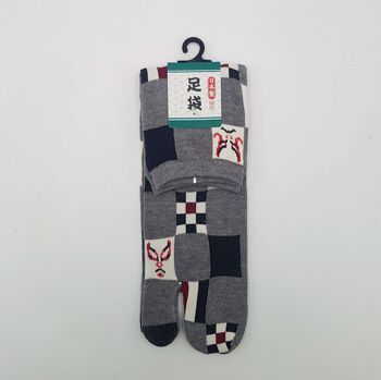 Chaussettes tabi japonaises Kabuki, fabriquées au Japon FR 40-45 5