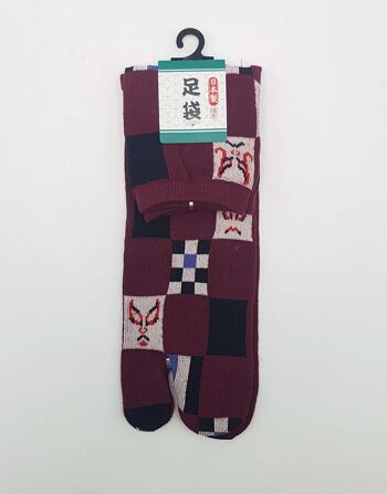 Chaussettes tabi japonaises Kabuki, fabriquées au Japon FR 40-45 7