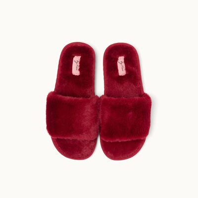 Bordeaux slippers