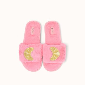 Chaussons Flamant Rose 15