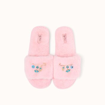 Chaussons rose 19