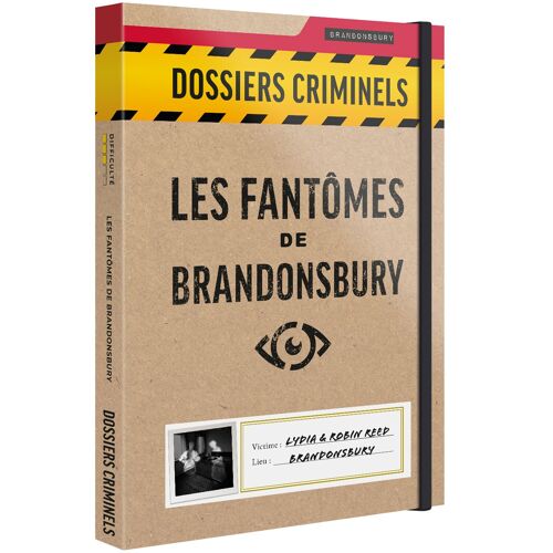 Dossiers Criminels - Les Fantômes de Brandonsbury - Jeu de Societe Escape Game - Jeu d’Enquête Immersif et Collaboratif